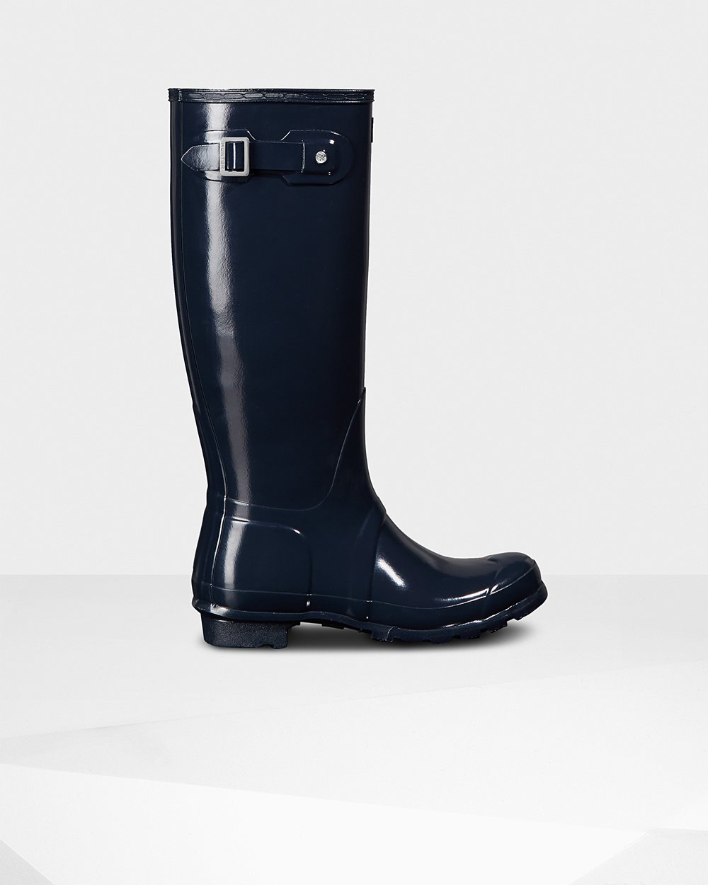 Hunter Mujer Original Gloss - Botas de Lluvia Azul Marino - 124-RTSDNZ